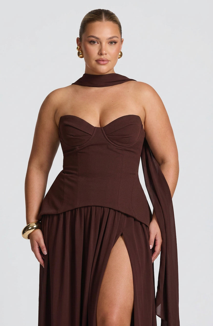 Caitlin Strapless Maxi Dress – view 8