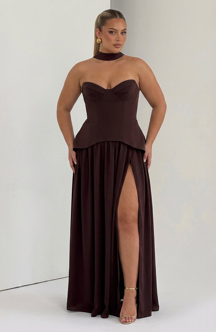 Caitlin Strapless Maxi Dress – view 9