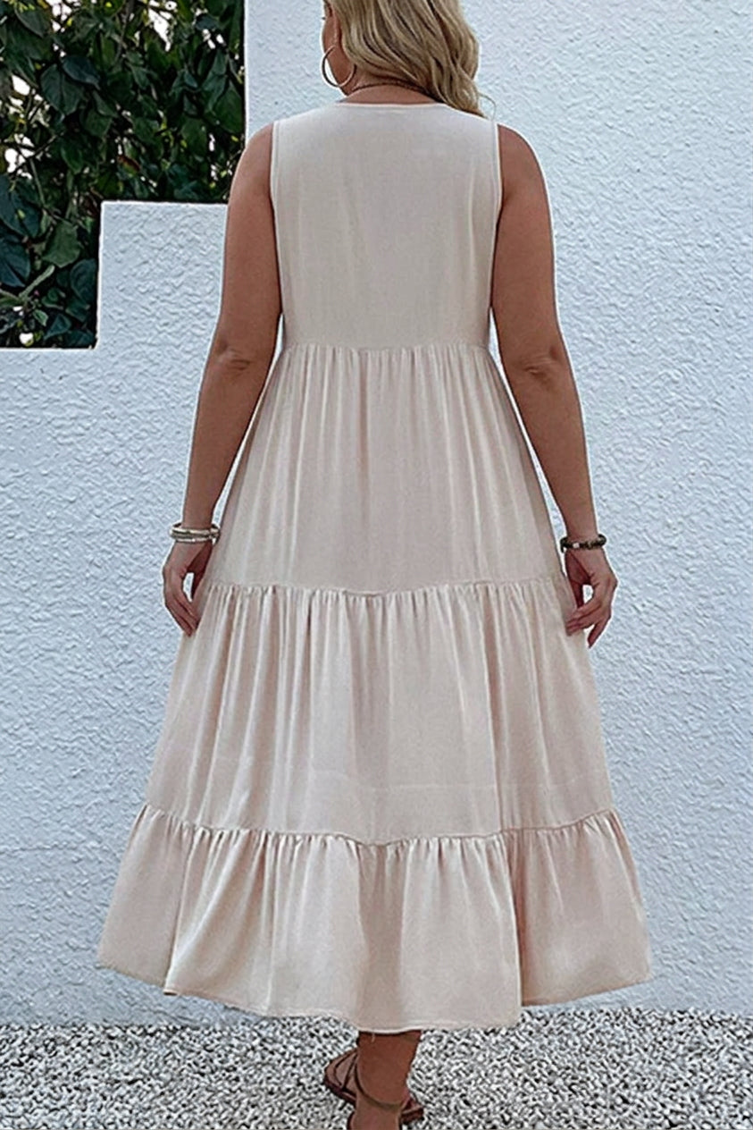 Carol V-Neck Midi Dress – view 10