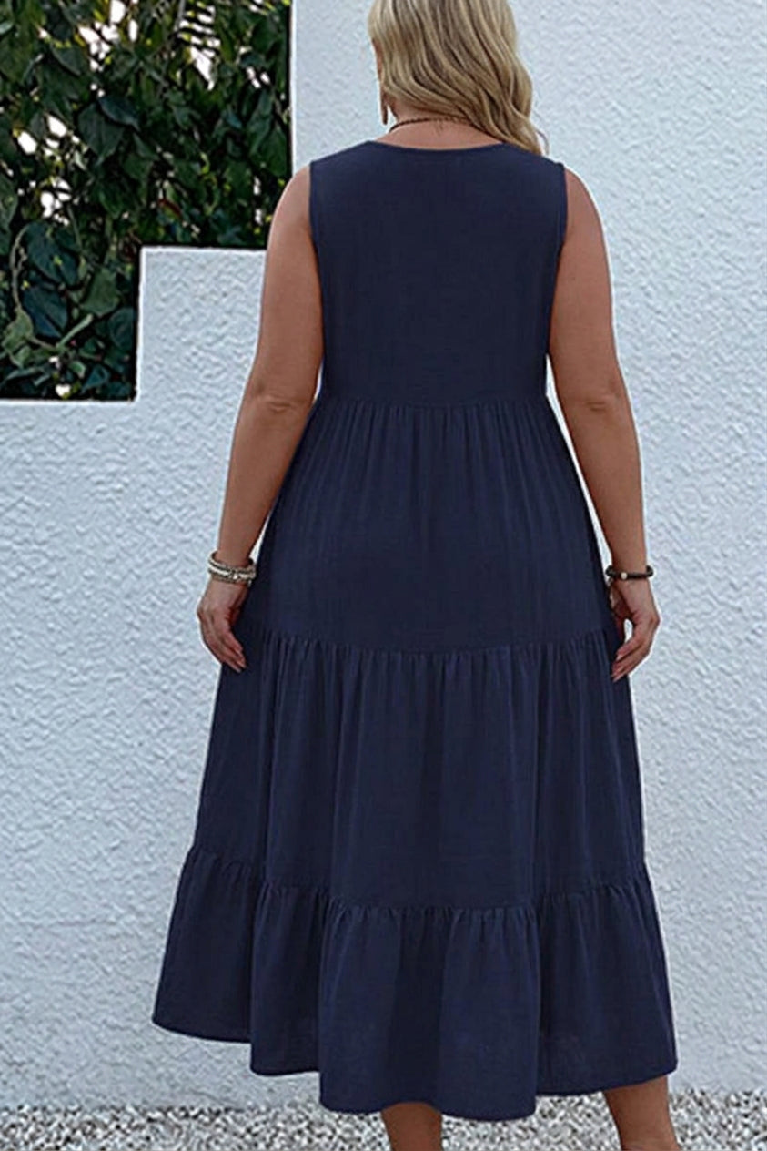 Carol V-Neck Midi Dress – view 16