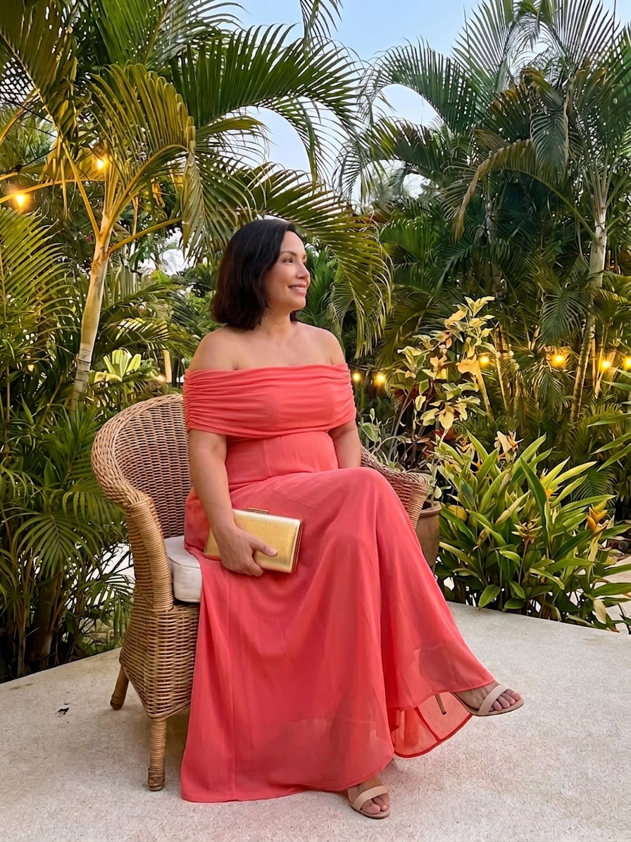 Casey Off-Shoulder Maxi Dress – view 10