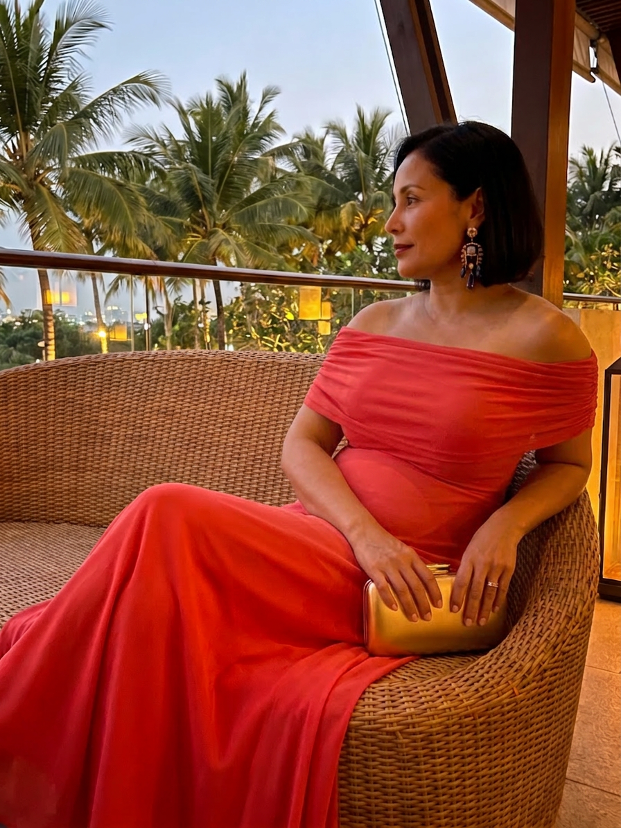Casey Off-Shoulder Maxi Dress – view 11