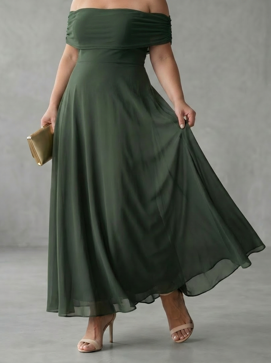 Casey Off-Shoulder Maxi Dress – view 8