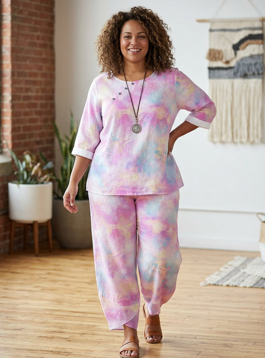 Casey Tie-Dye Two-Piece Set