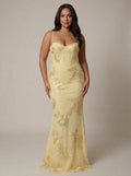 Cassidy Floral Sweetheart Maxi Dress
