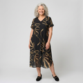 Clara Chiffon V-Neck Midi Dress