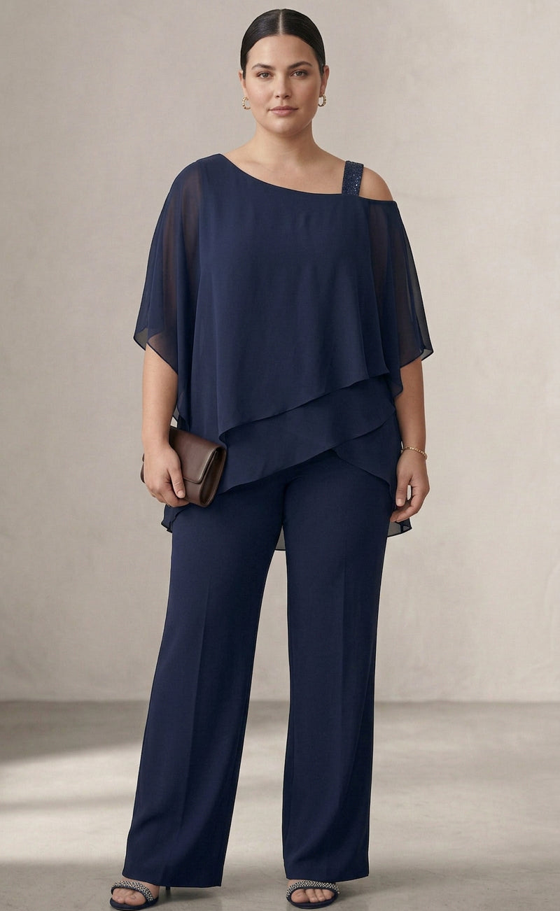 Colleen Chiffon Two-Piece Set