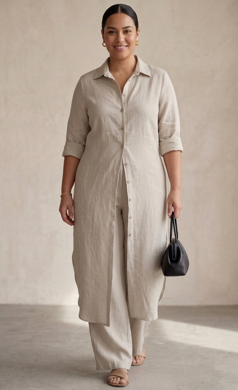 Crystal Linen Two-Piece Set