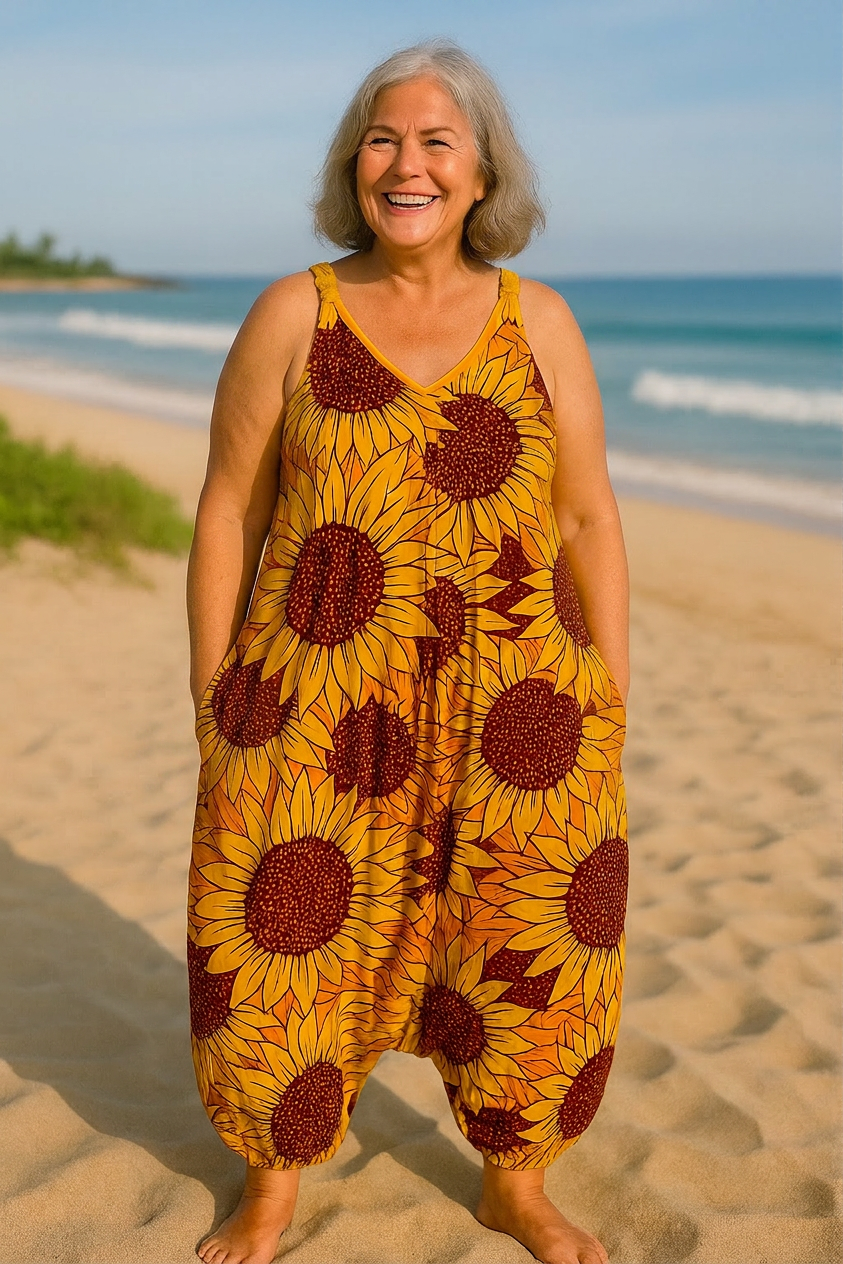 Cynthia V-Neck Jumpsuit – view 10