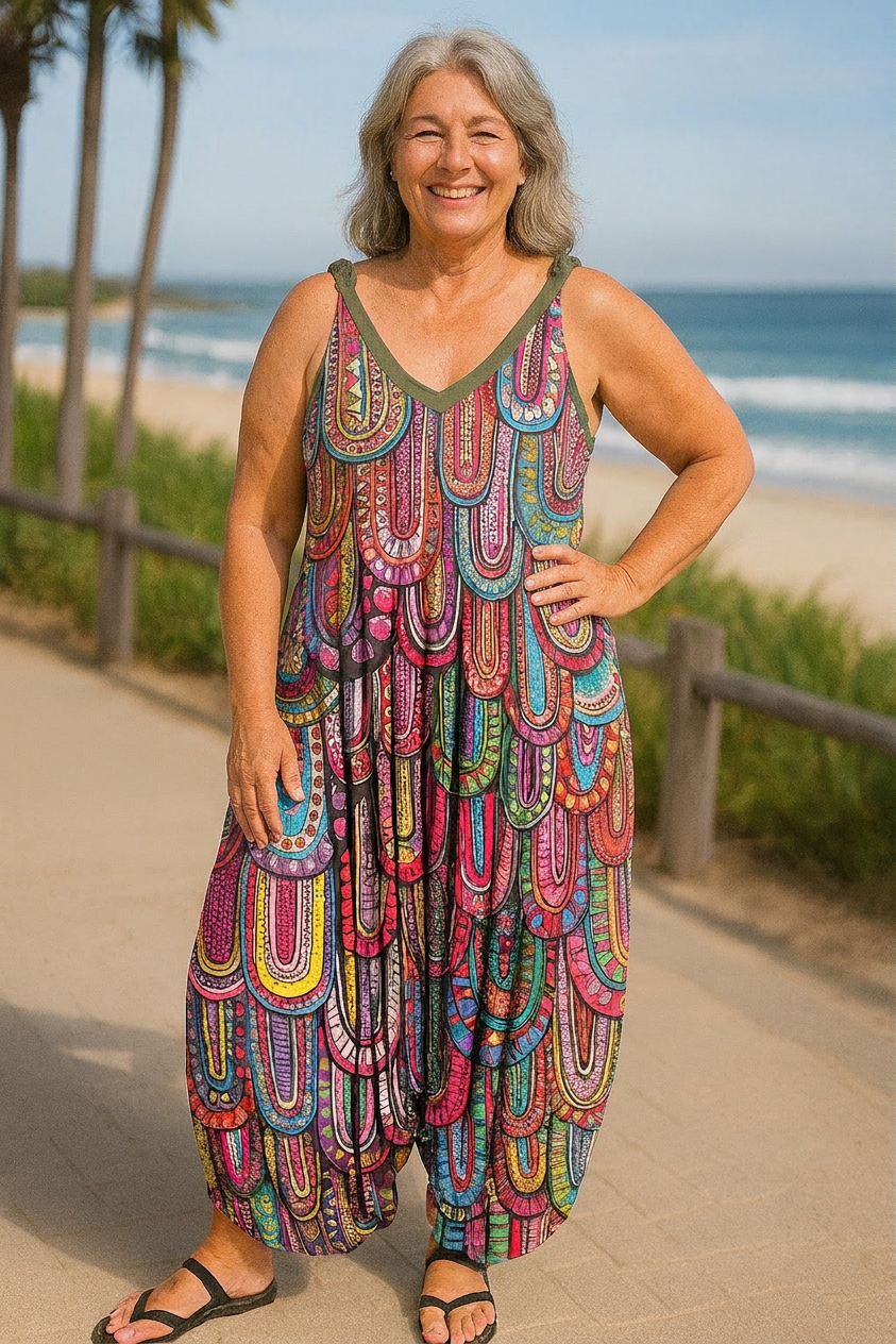 Cynthia V-Neck Jumpsuit – view 2