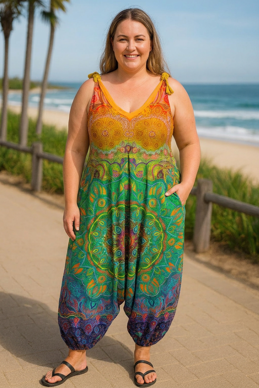 Cynthia V-Neck Jumpsuit – view 5