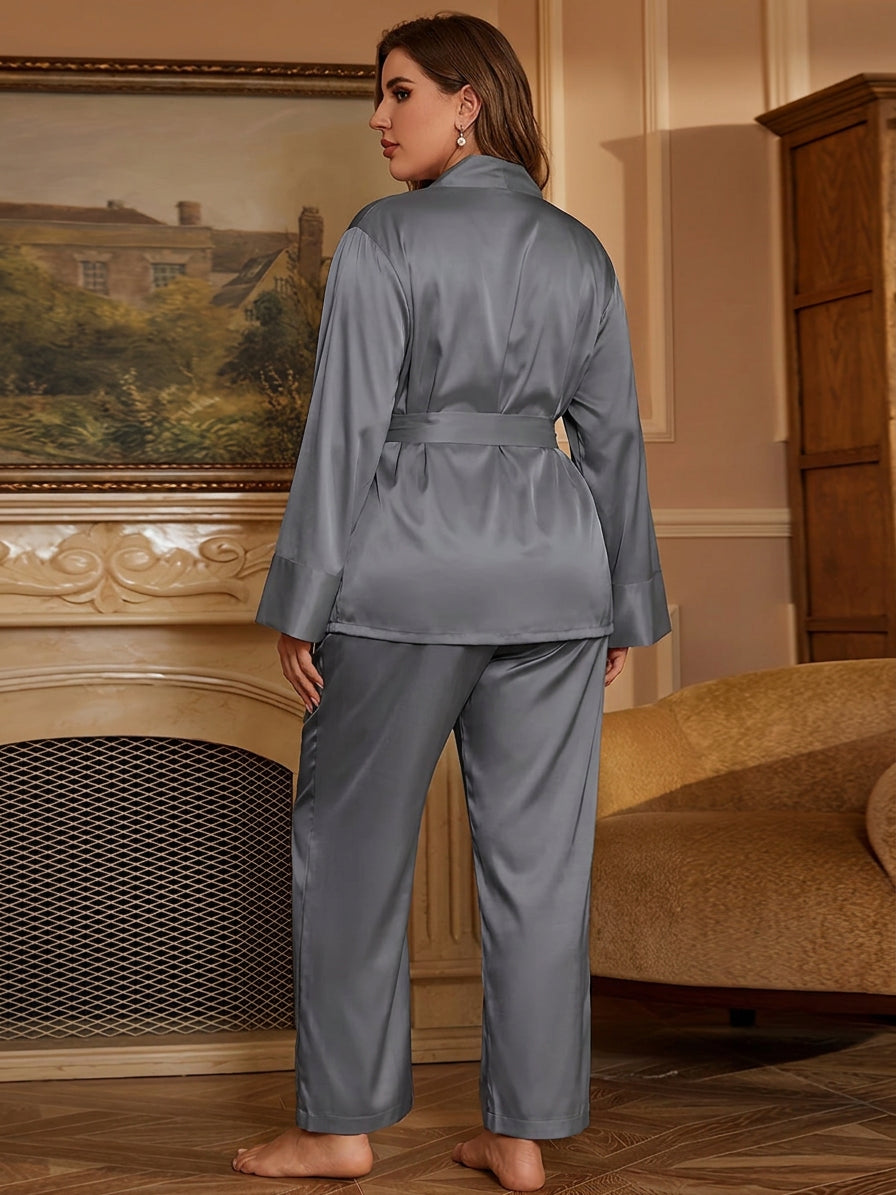 Paula | Satin Two-Piece Pyjama Set