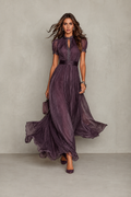 Dakota Chiffon Puff Sleeve Maxi Dress – view 2