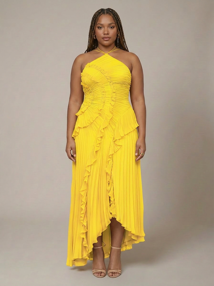 Dawn One-Shoulder High-Low Maxi Dress – view 4