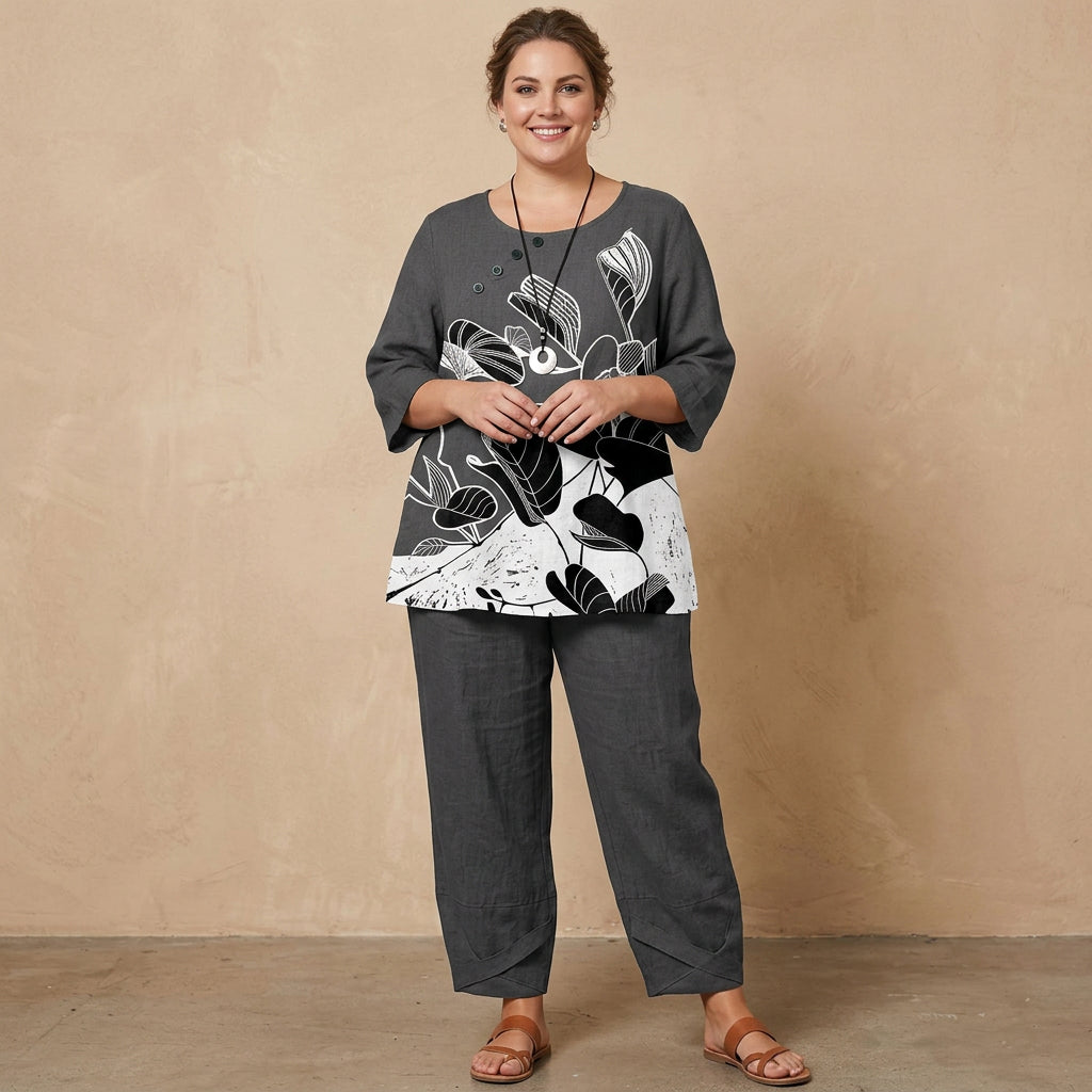 Diana Floral Two-Piece Set