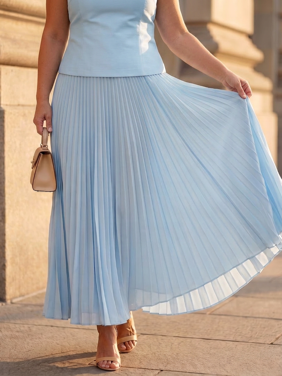 Dolores Sleeveless Two-Piece Skirt Set – view 10