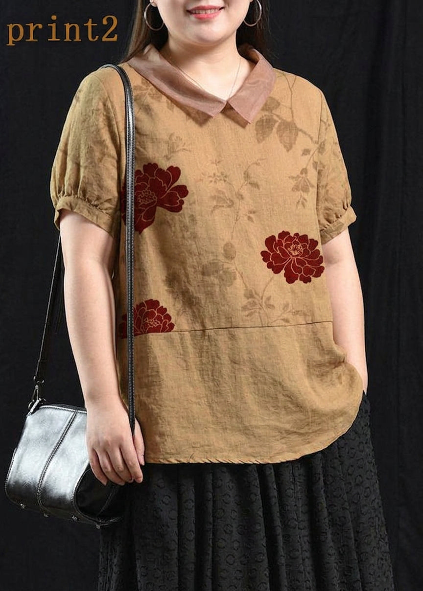 Dora Linen Collared Blouse – view 10