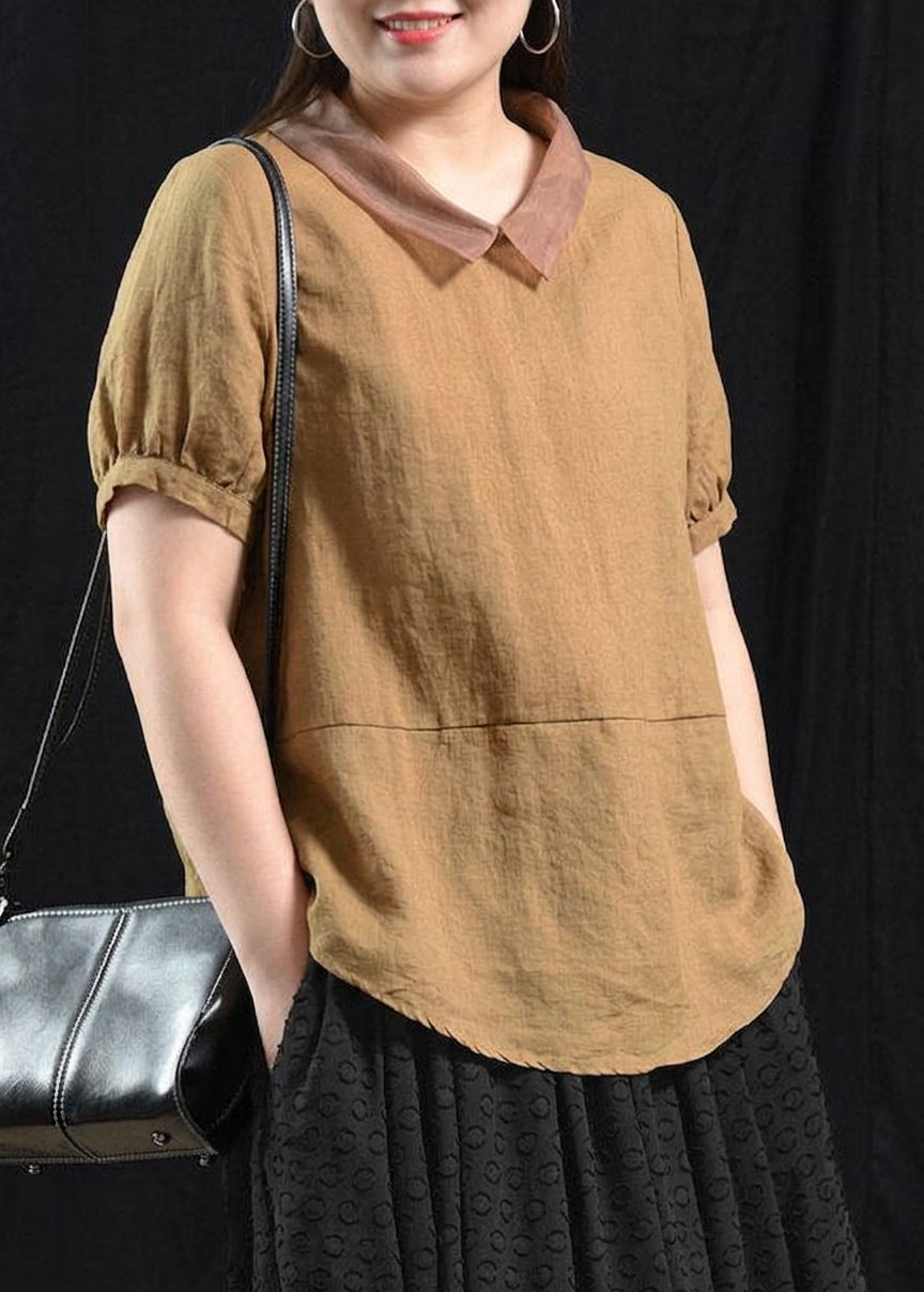 Dora Linen Collared Blouse – view 3