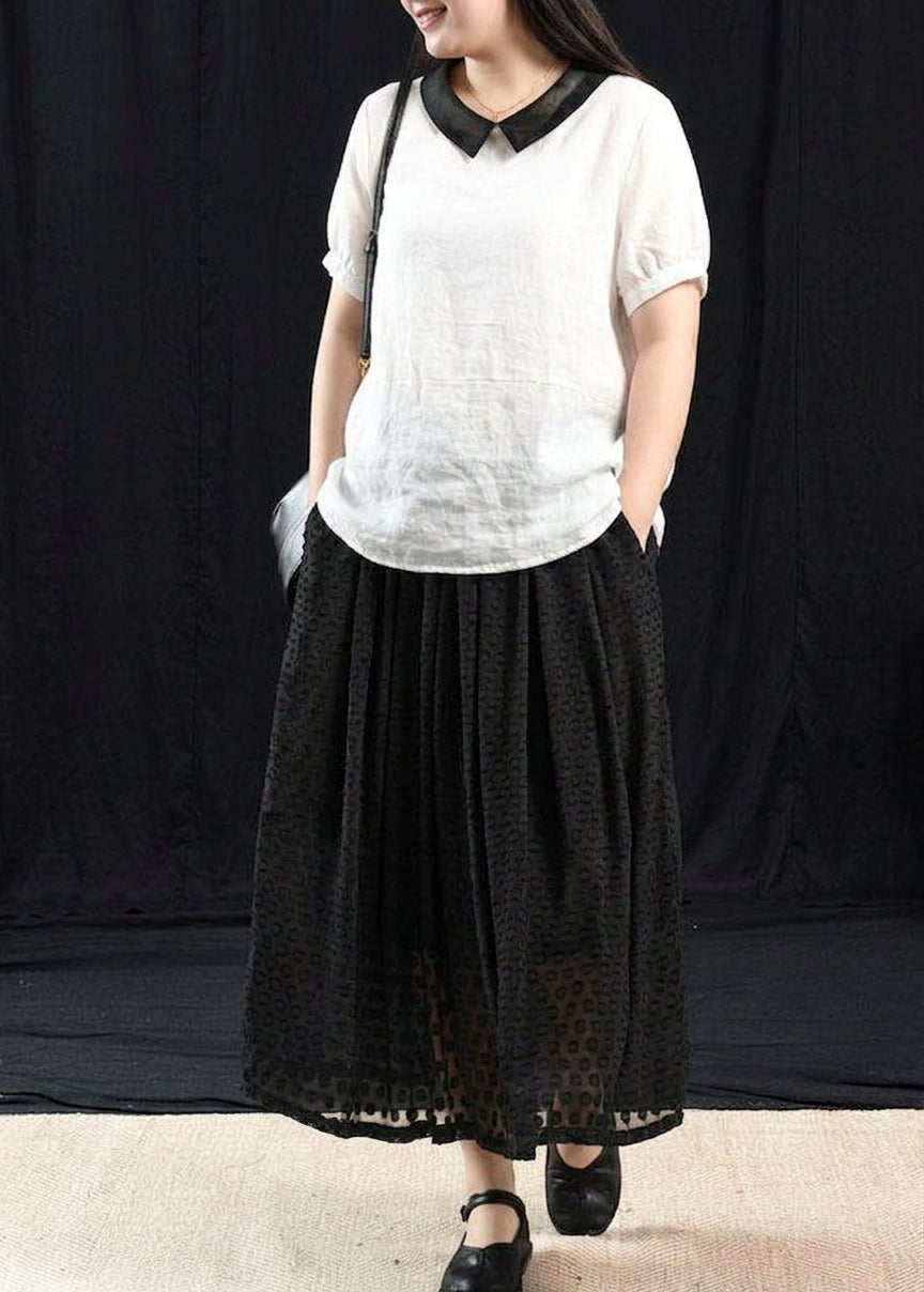 Dora Linen Collared Blouse – view 4