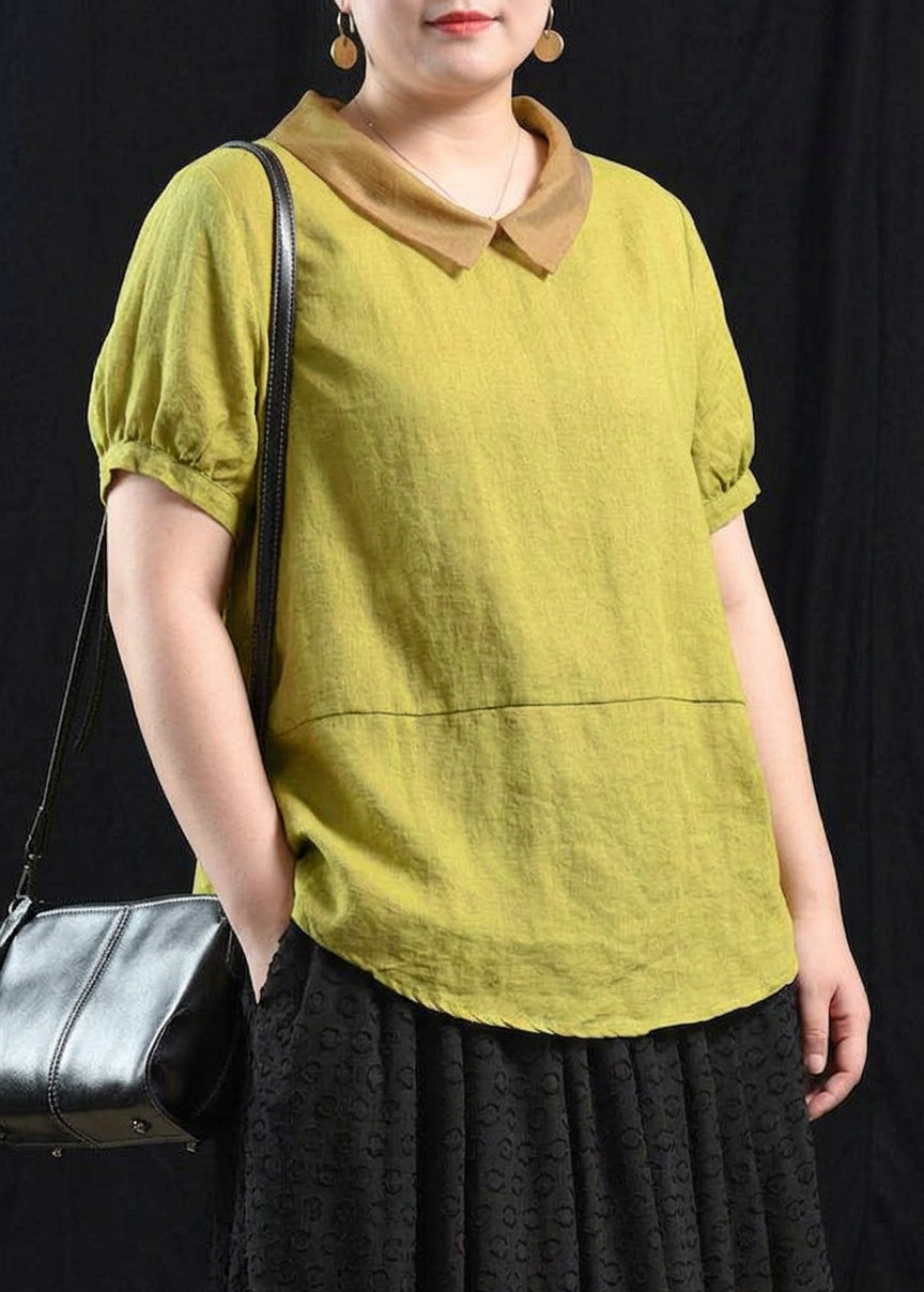 Dora Linen Collared Blouse – view 6