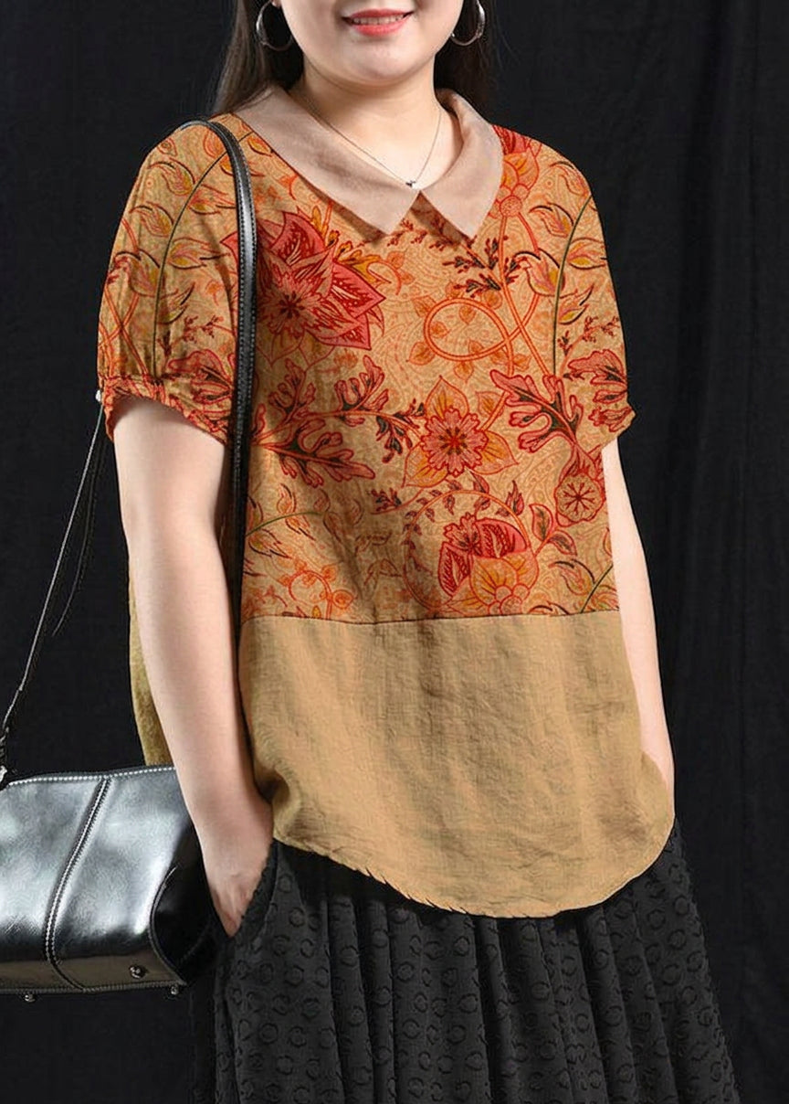 Dora Linen Collared Blouse – view 9