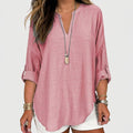Yolanda | Linen V-Neck Shirt
