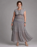 Eliana Tiered Two-Piece Skirt Set