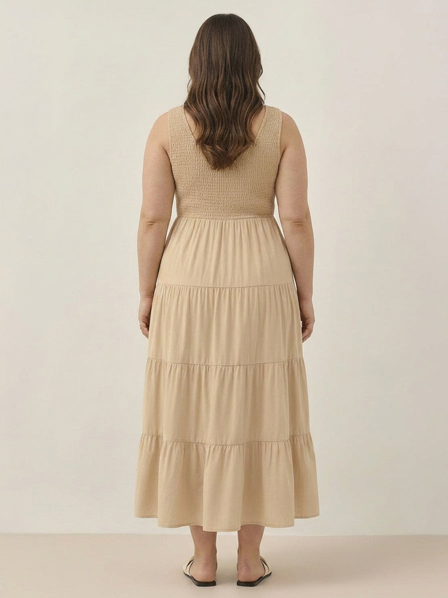 Ellen Sleeveless Maxi Dress – view 8