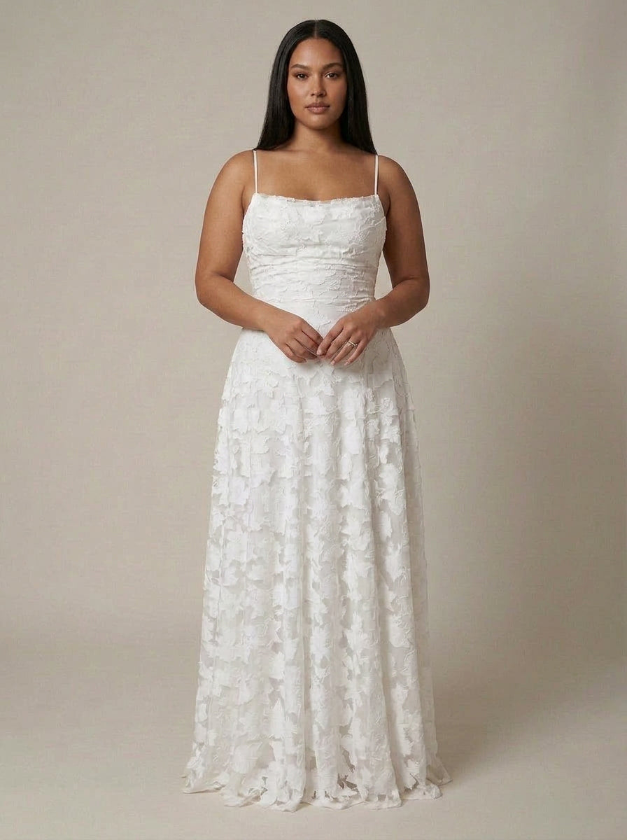 Fallon Lace Floral Cowl Neck Maxi Dress – view 2