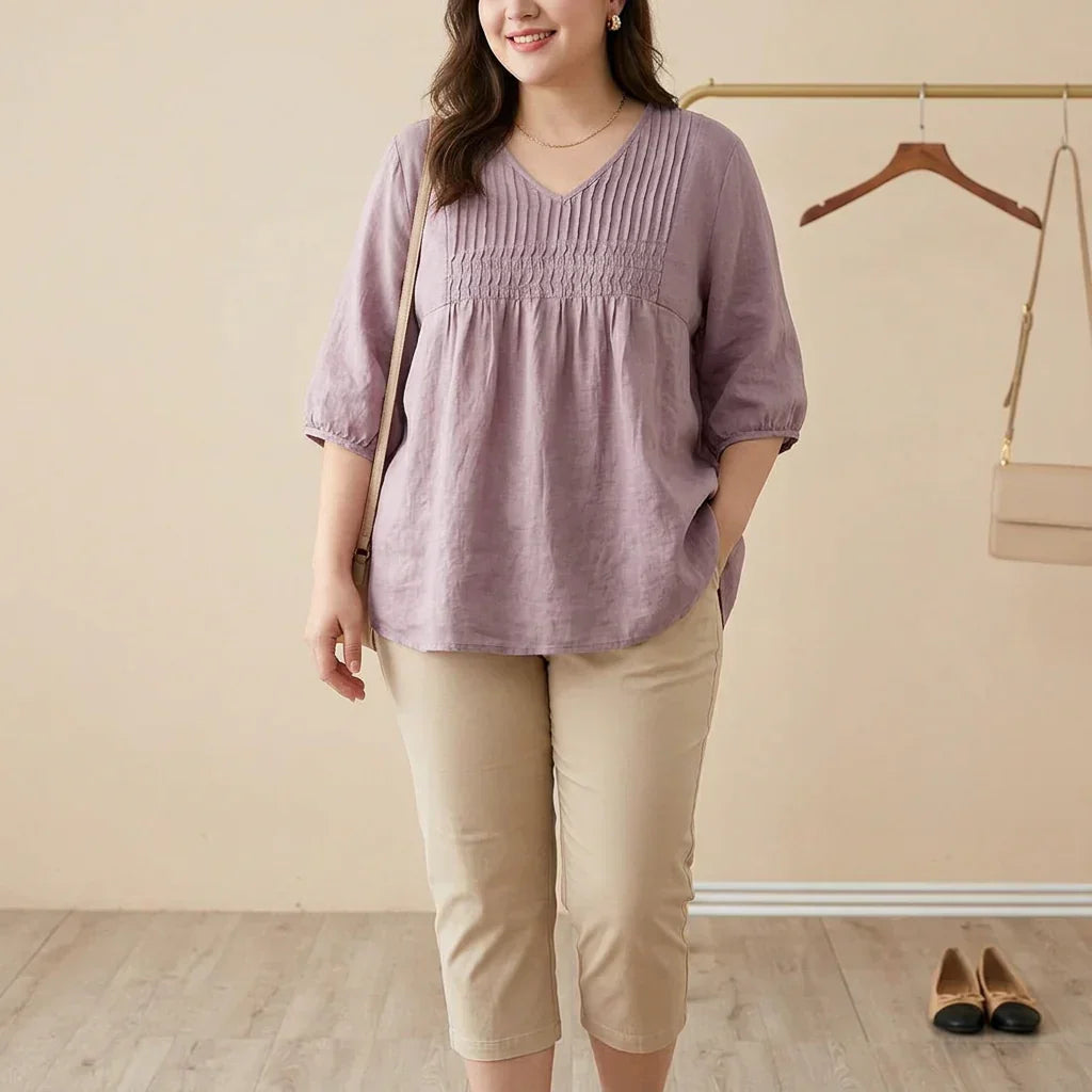 Francesca V-Neck Tunic – view 6