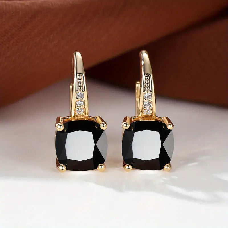 Gail Drop Cubic Zirconia Earrings for Women – view 4