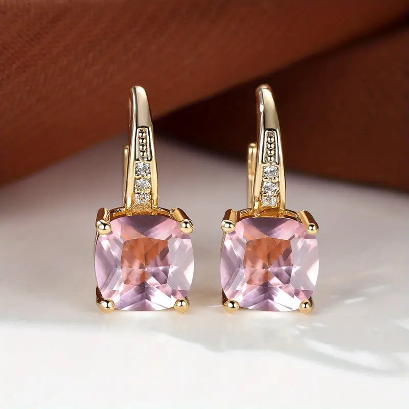 Gail Drop Cubic Zirconia Earrings for Women – view 7