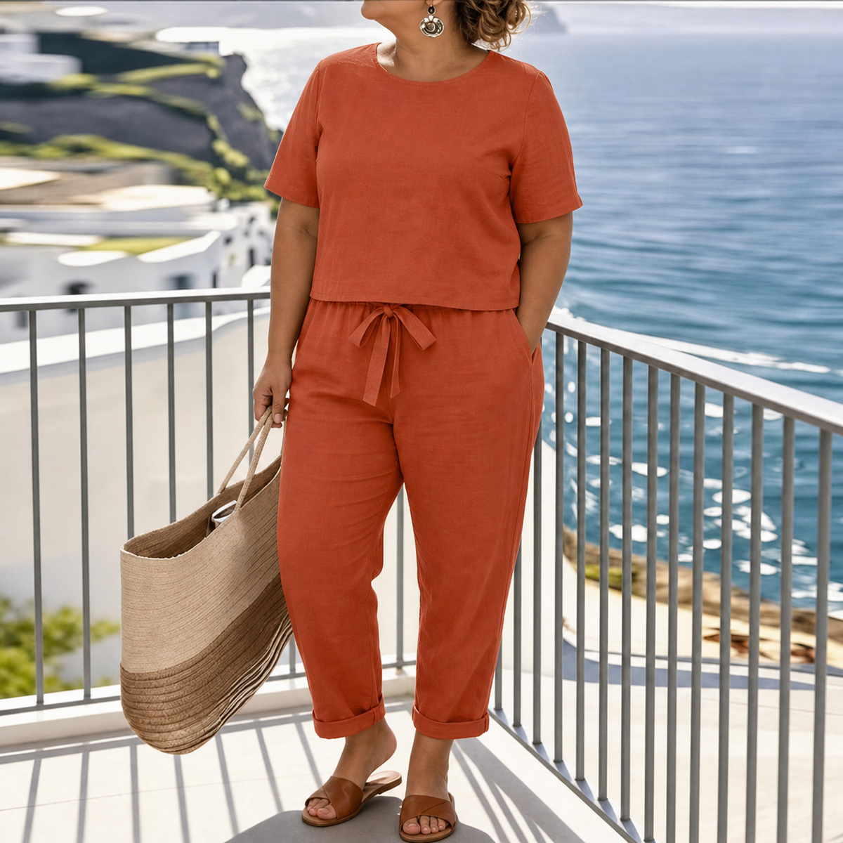 Gia Linen Two-Piece Set – view 4