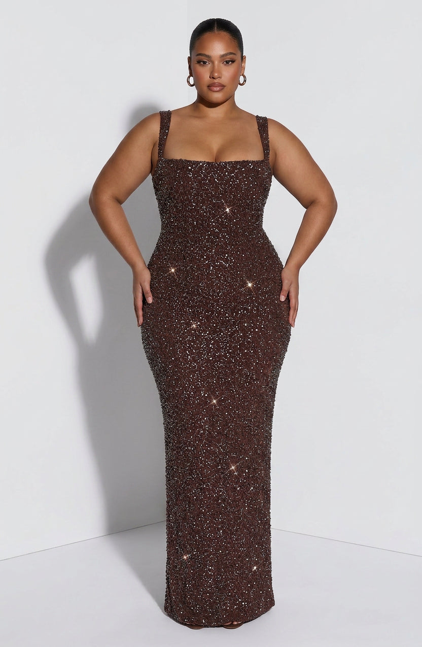 Grace Square Neck Maxi Dress