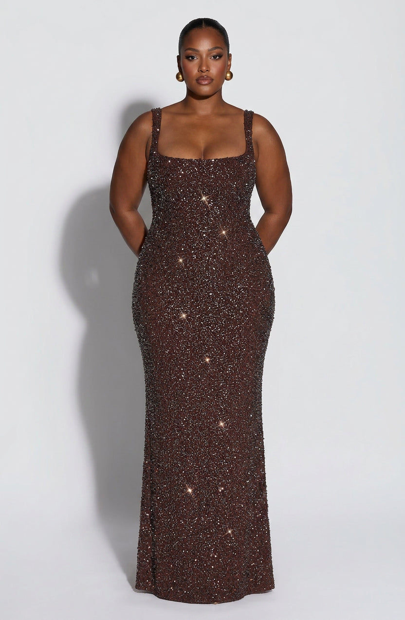 Grace Square Neck Maxi Dress – view 8
