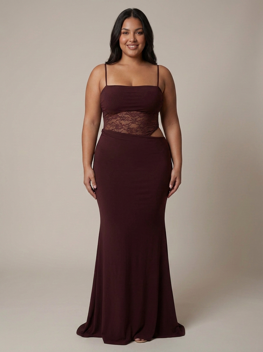 Gracie Lace Sleeveless Maxi Dress