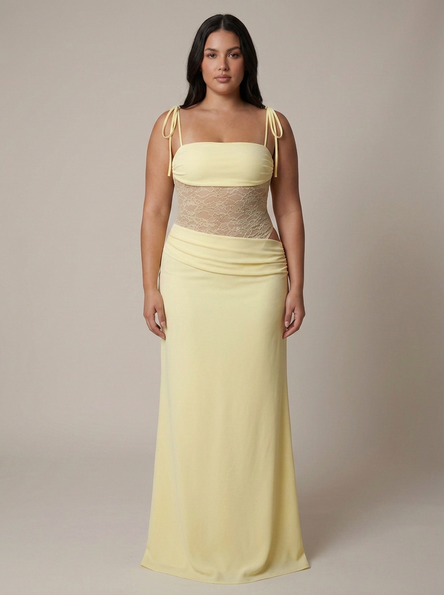Gracie Lace Sleeveless Maxi Dress – view 2
