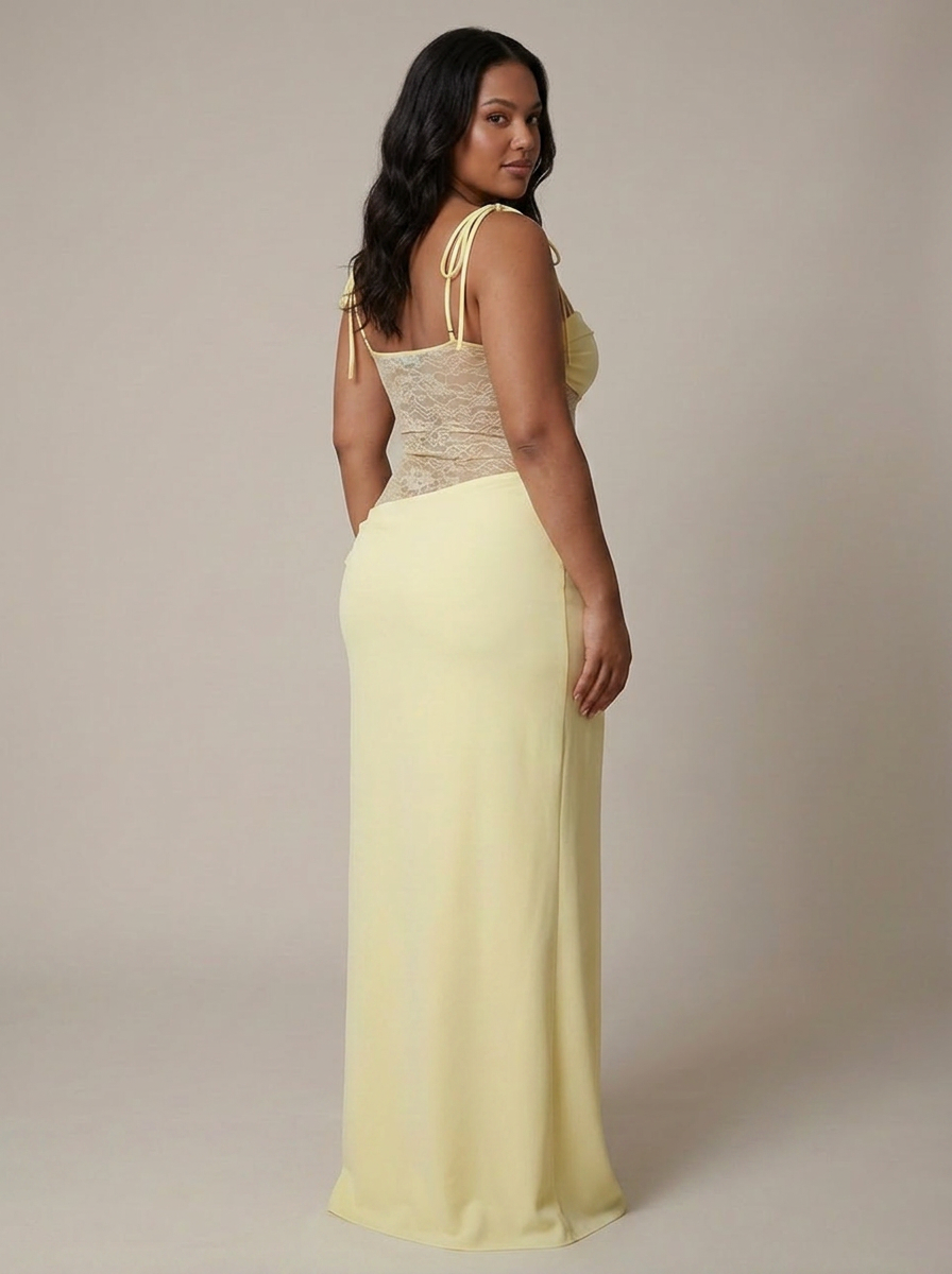 Gracie Lace Sleeveless Maxi Dress – view 6