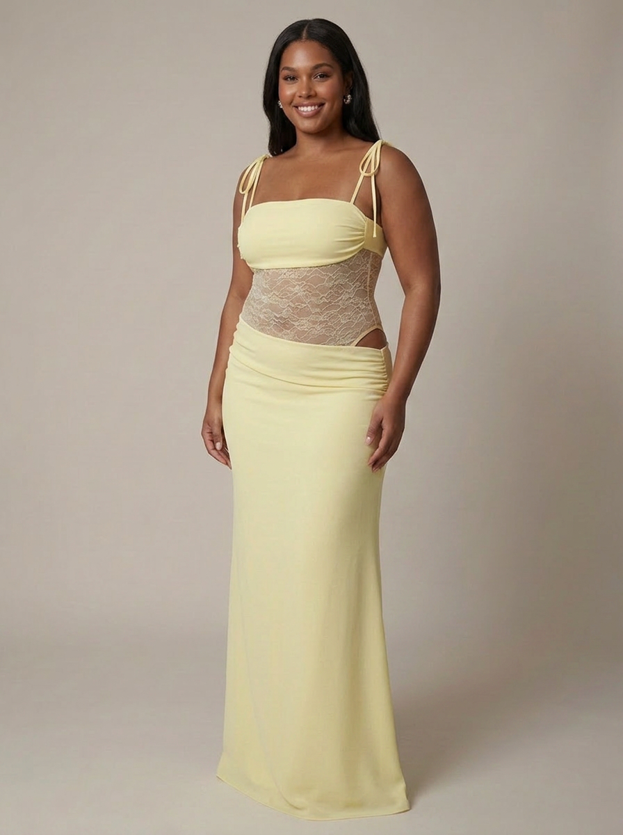 Gracie Lace Sleeveless Maxi Dress – view 7