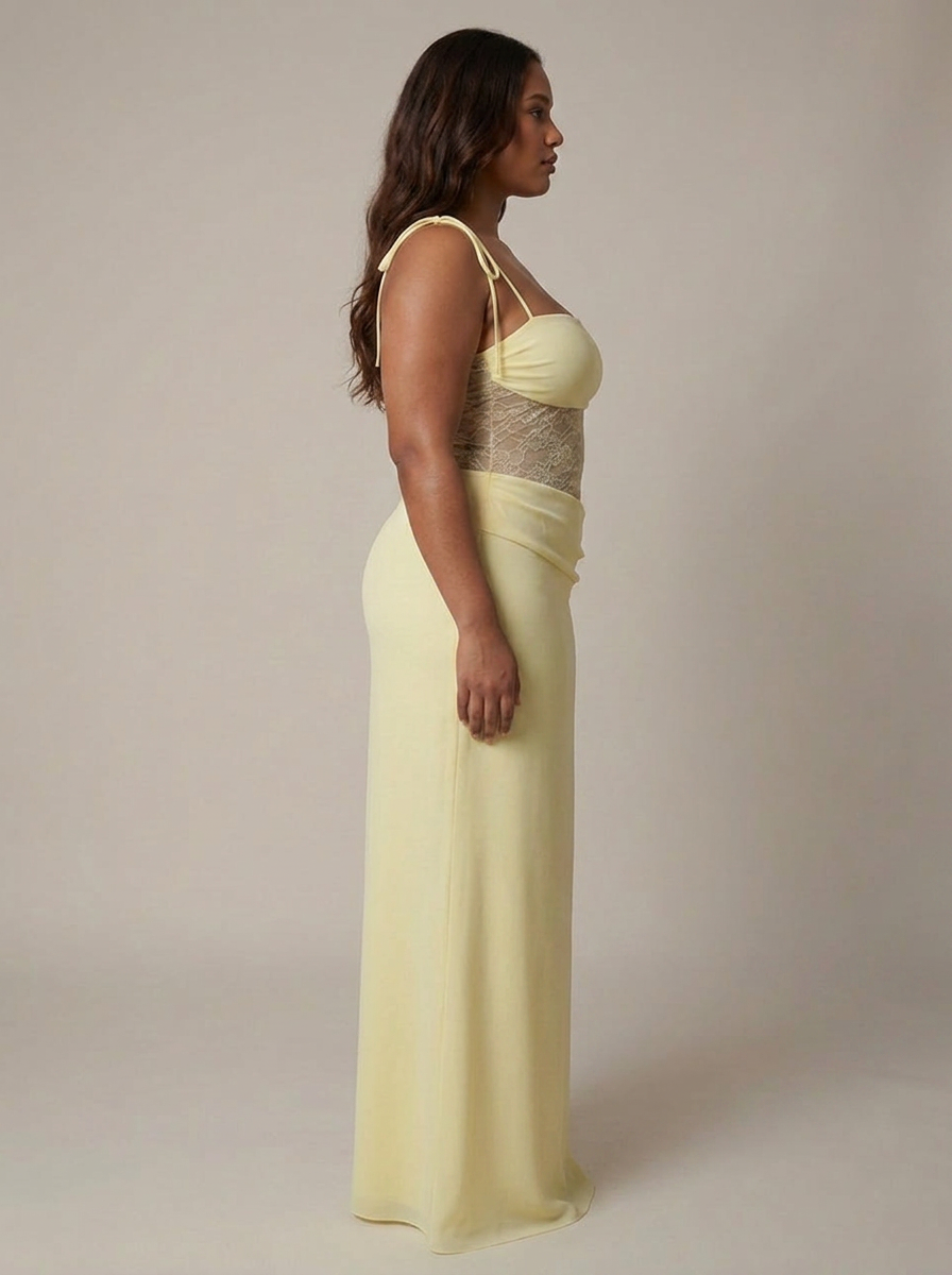 Gracie Lace Sleeveless Maxi Dress – view 8