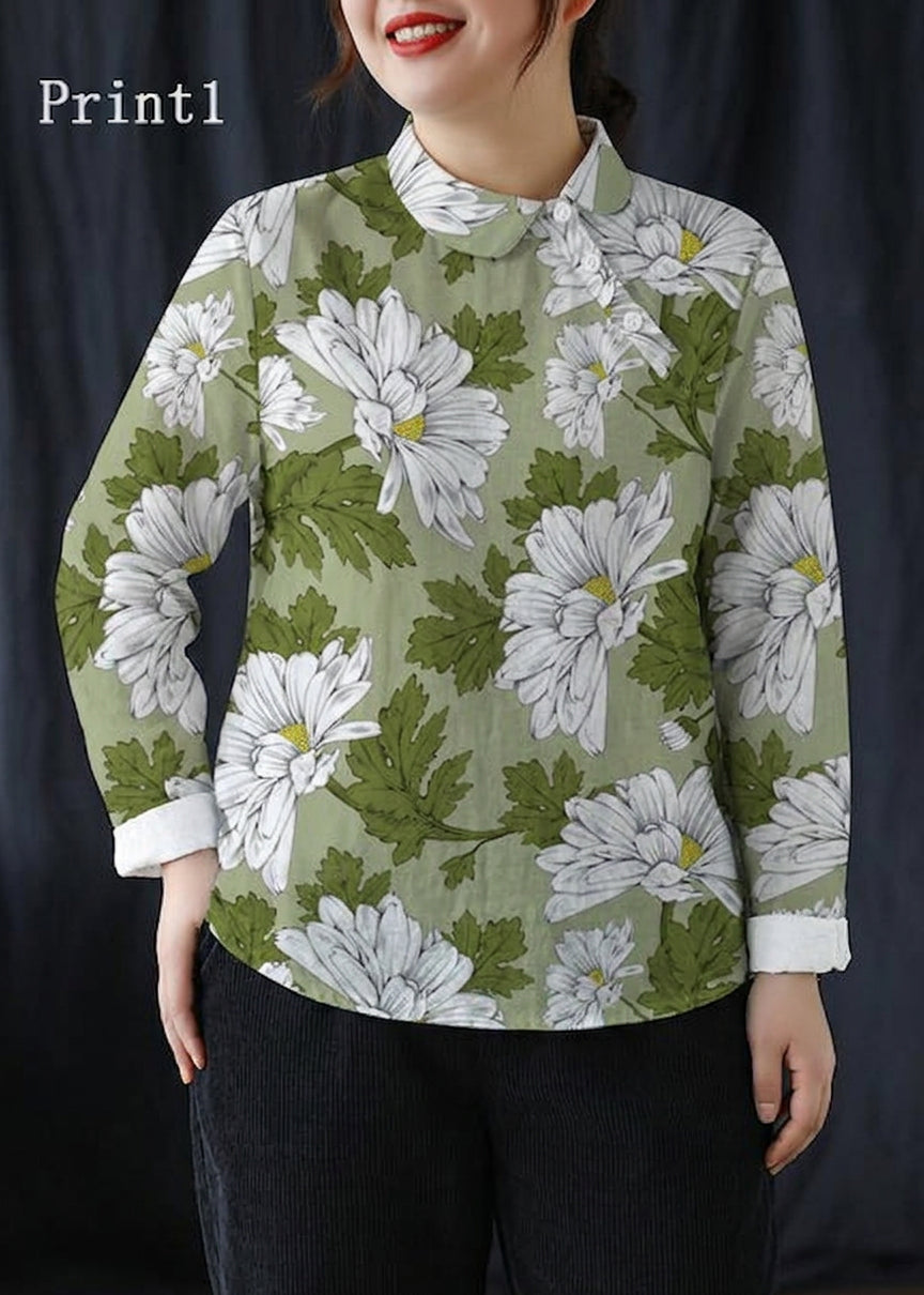 Haley Linen Collared Blouse – view 7