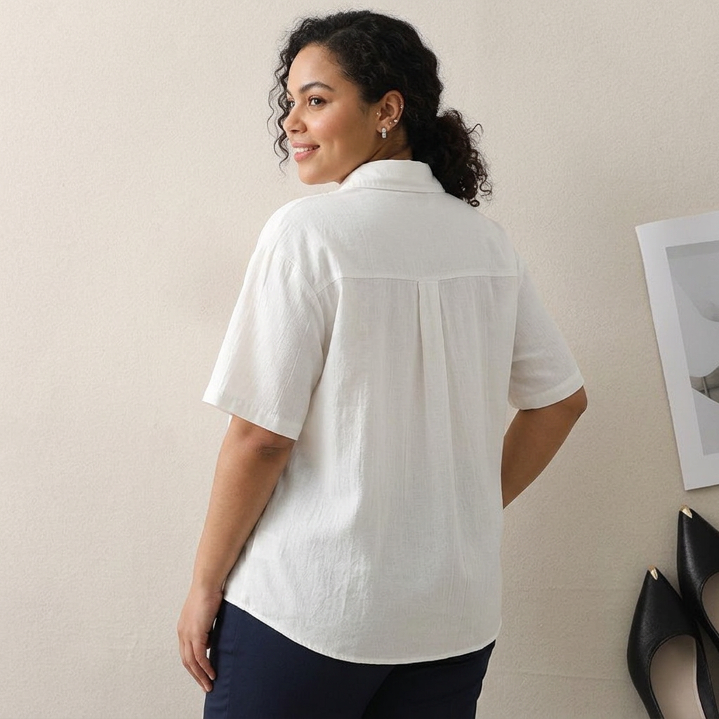Helen Cotton Collared Shirt – view 2