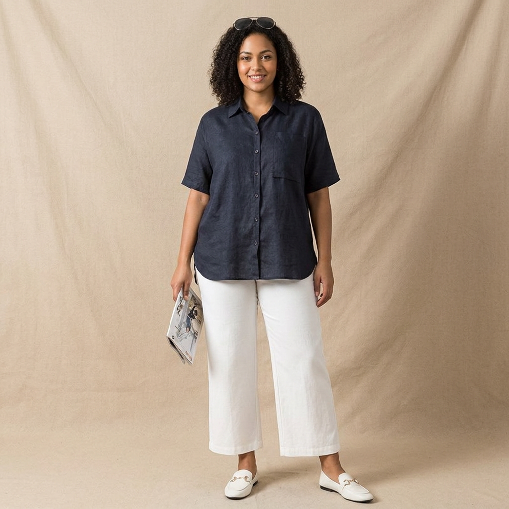Helen Linen Collared Shirt – view 4