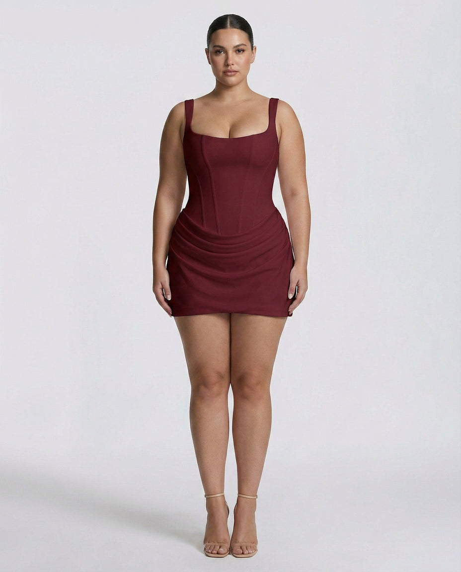 Patsy | Square Neck Mini Dress