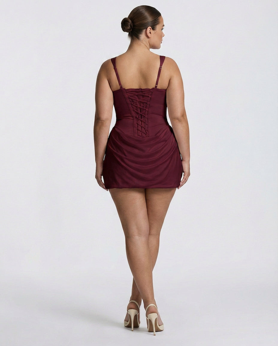 Patsy | Square Neck Mini Dress