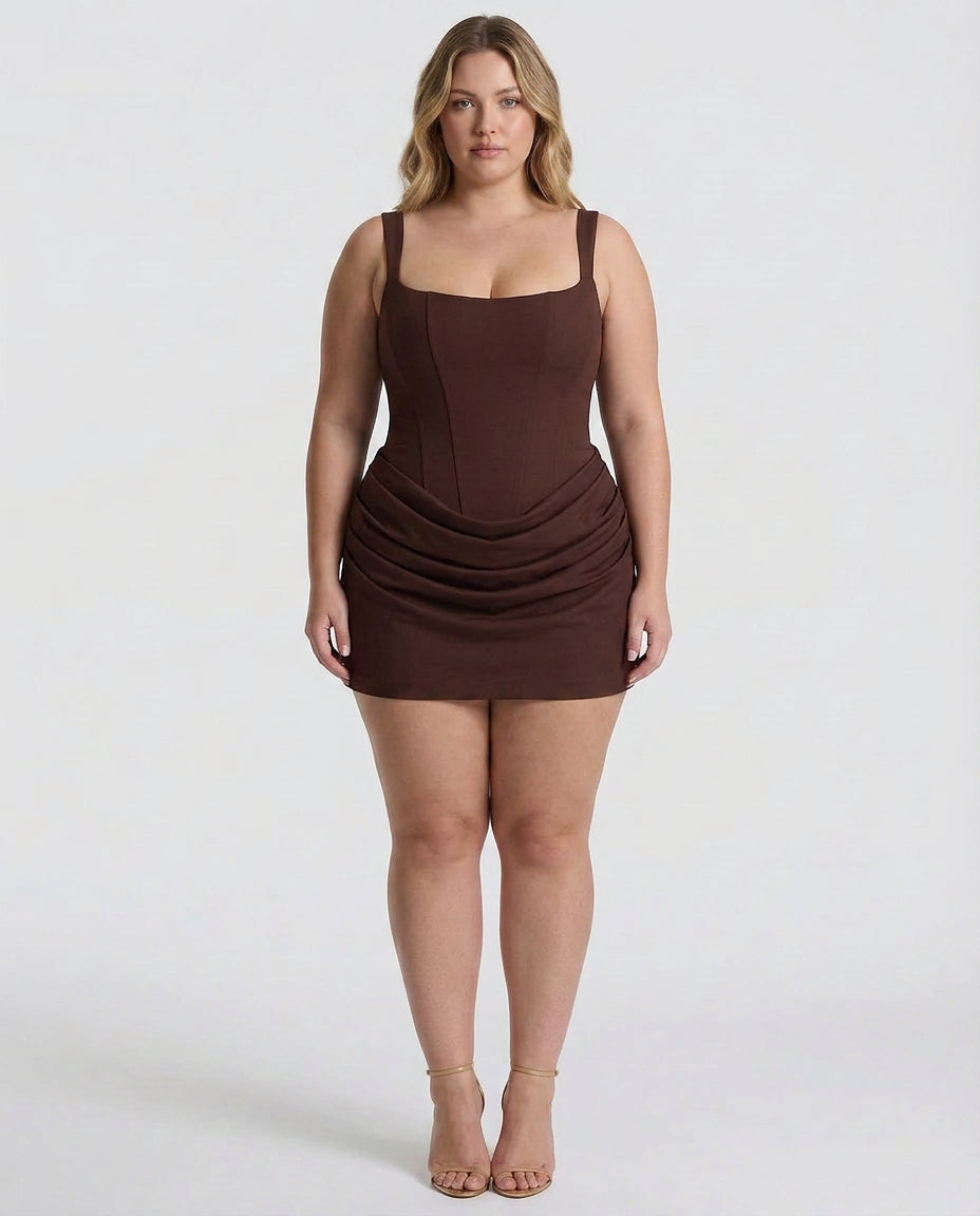 Patsy | Square Neck Mini Dress