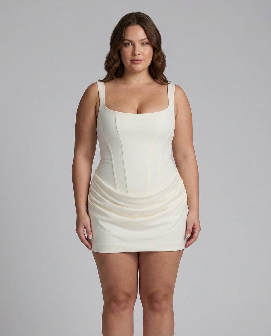Patsy | Square Neck Mini Dress