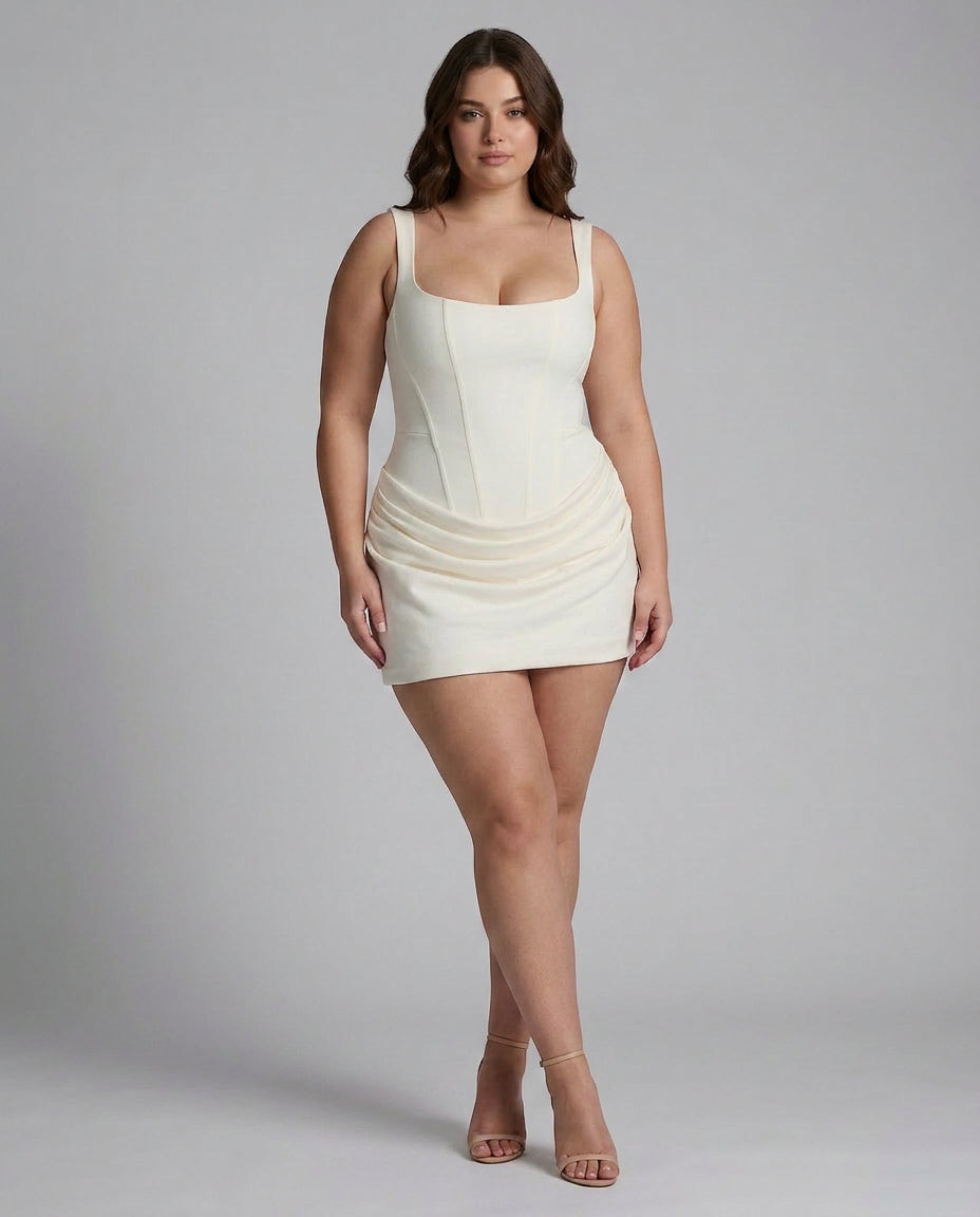 Patsy | Square Neck Mini Dress