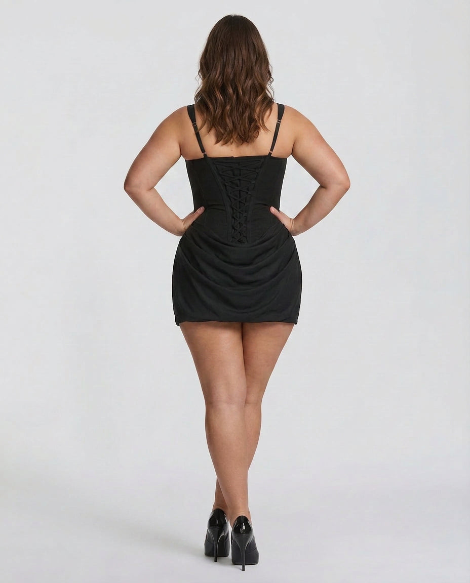 Patsy | Square Neck Mini Dress