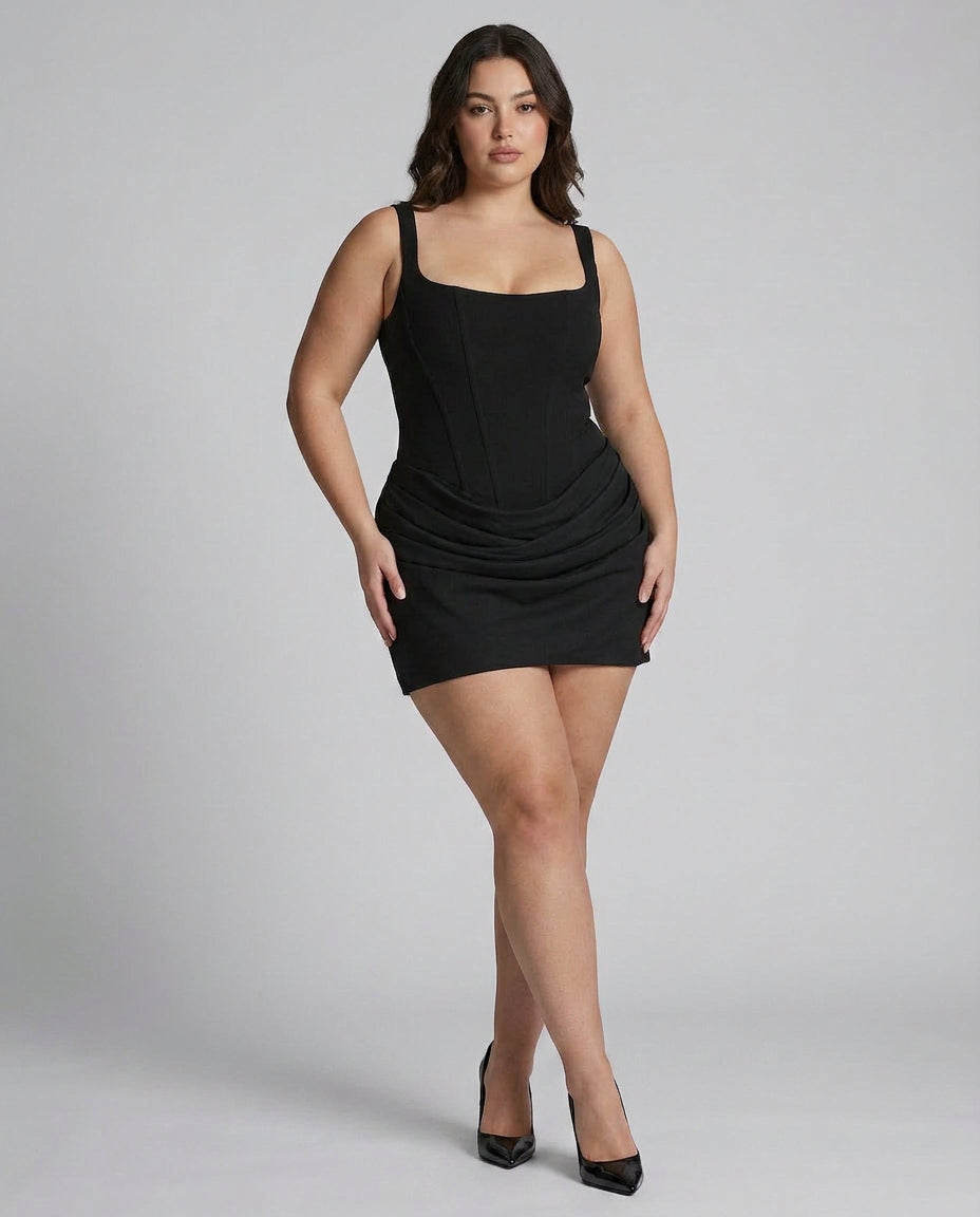 Patsy | Square Neck Mini Dress